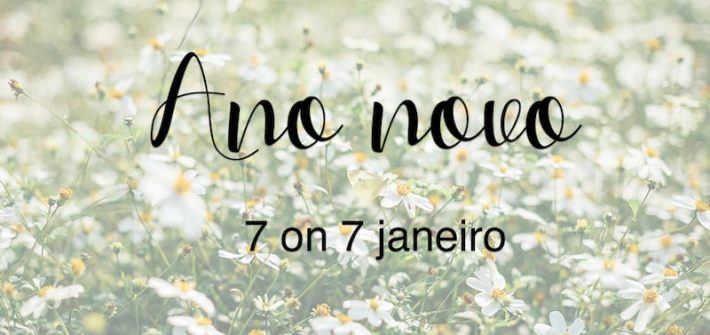 Post do projeto 7 on 7 com minhas metas para o ano novo!
