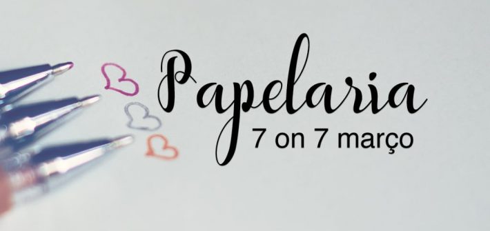 Nosso projeto 7 on 7 no mês de março tem como tema "Papelaria"! Clique para ver as fotos.
